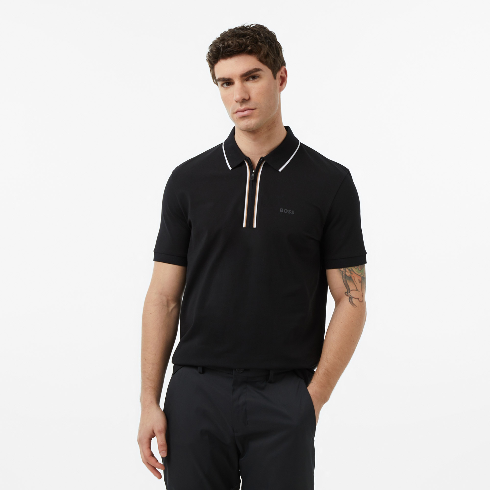 Boss Philix Erkek Siyah Polo