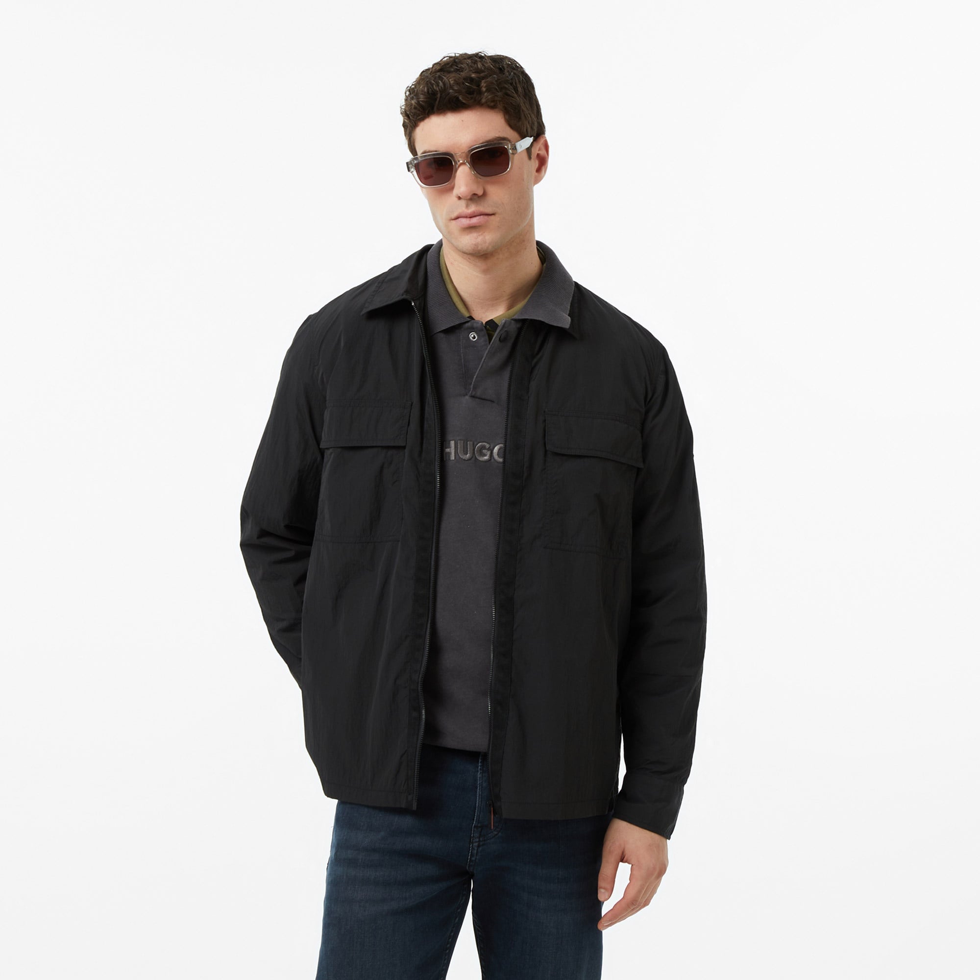 Boss Lotape Erkek Siyah Gömlek