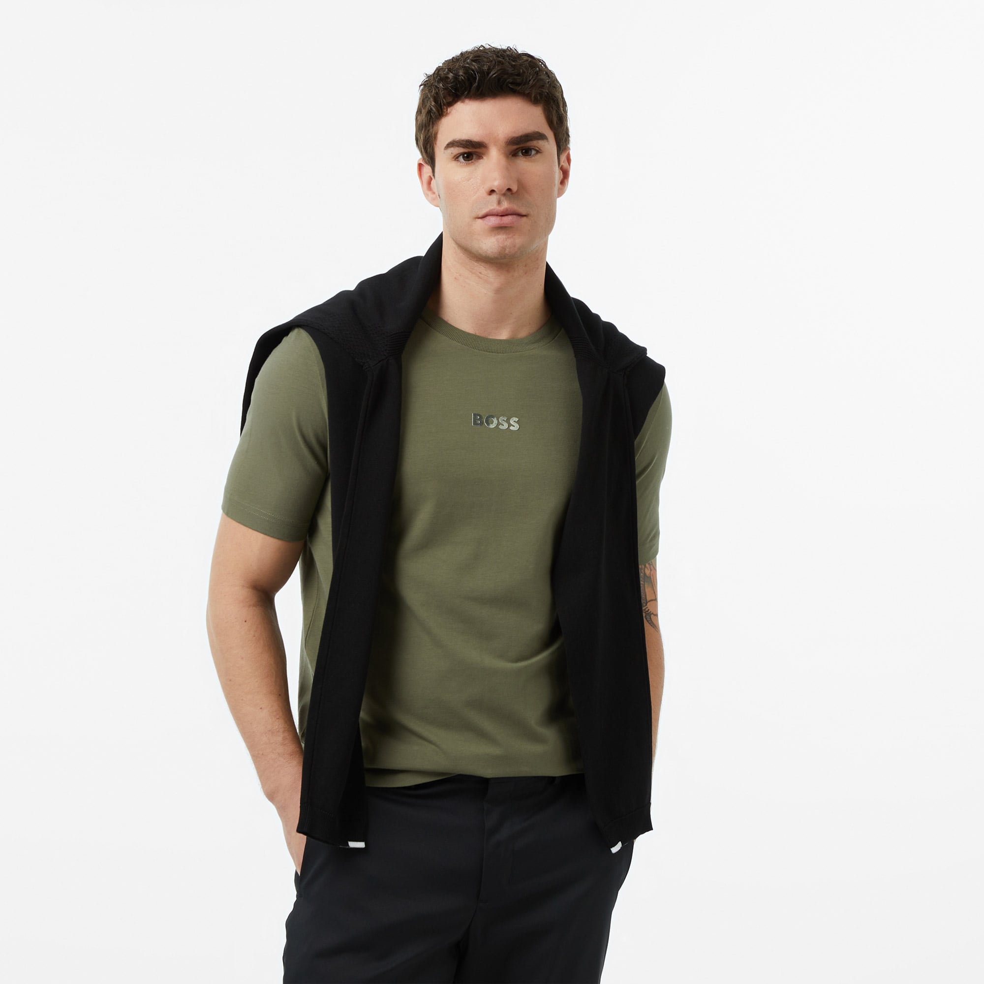  Boss TS Join Erkek Bej T-Shirt