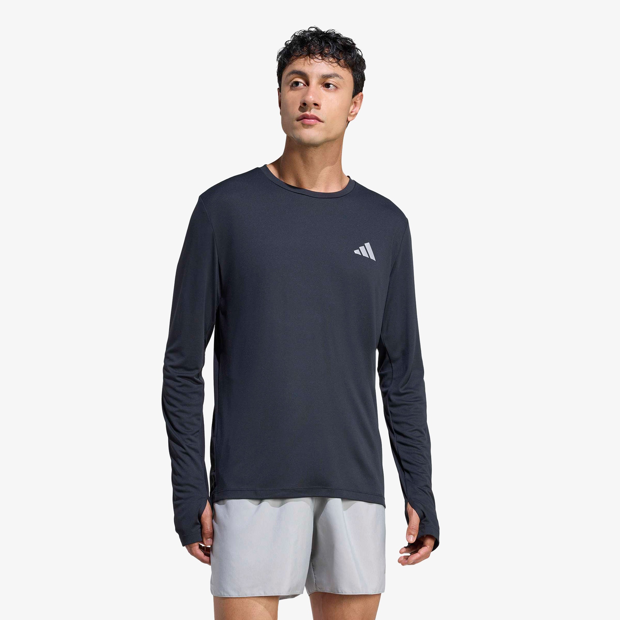 adidas Adi365 Running Essentials Erkek Siyah Koşu Sweatshirt