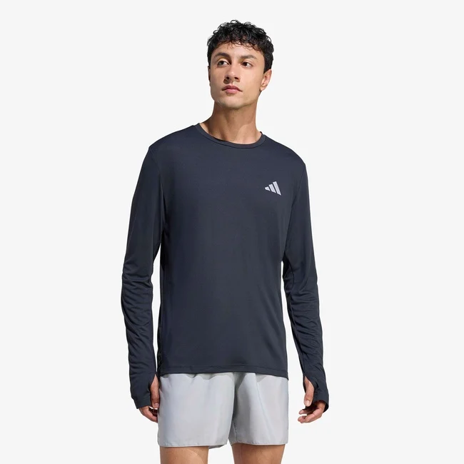  adidas Adi365 Running Essentials Erkek Siyah Koşu Sweatshirt