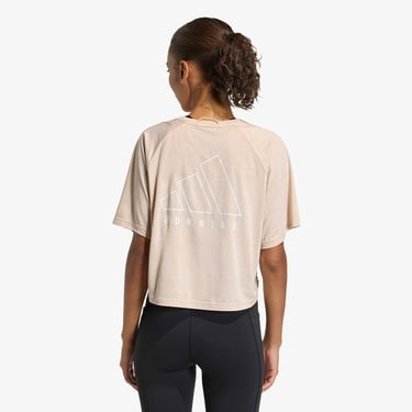  adidas Adi365 Soft Touch Kadın Bej Koşu T-Shirt