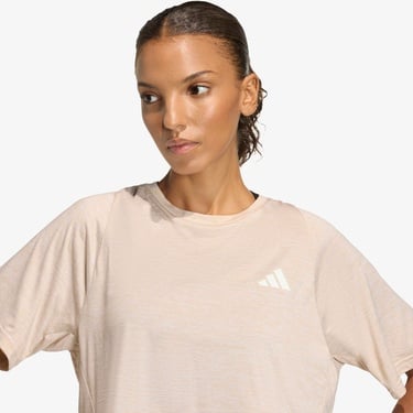  adidas Adi365 Soft Touch Kadın Bej Koşu T-Shirt