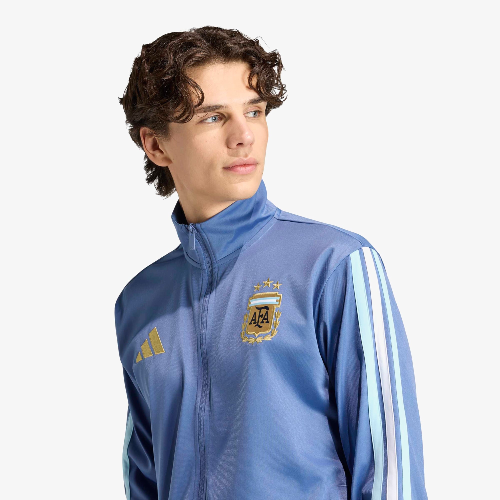 adidas Arjantin Dna Erkek Mavi Eşofman Üstü