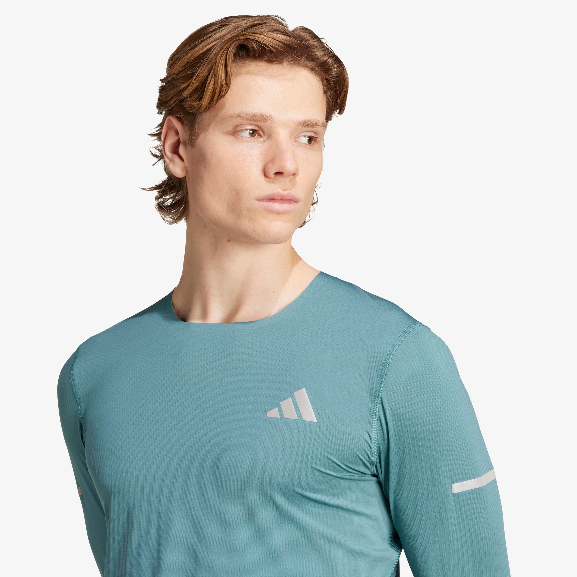 adidas Adi365 Running Climacool+ Erkek Yeşil Koşu Sweatshirt