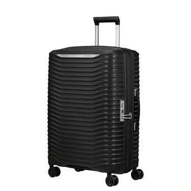  Samsonite Siyah Spinner Upscape Körüklü 4 Tekerlekli 68 cm Orta Boy Valiz