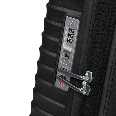  Samsonite Siyah Spinner Upscape Körüklü 4 Tekerlekli 68 cm Orta Boy Valiz