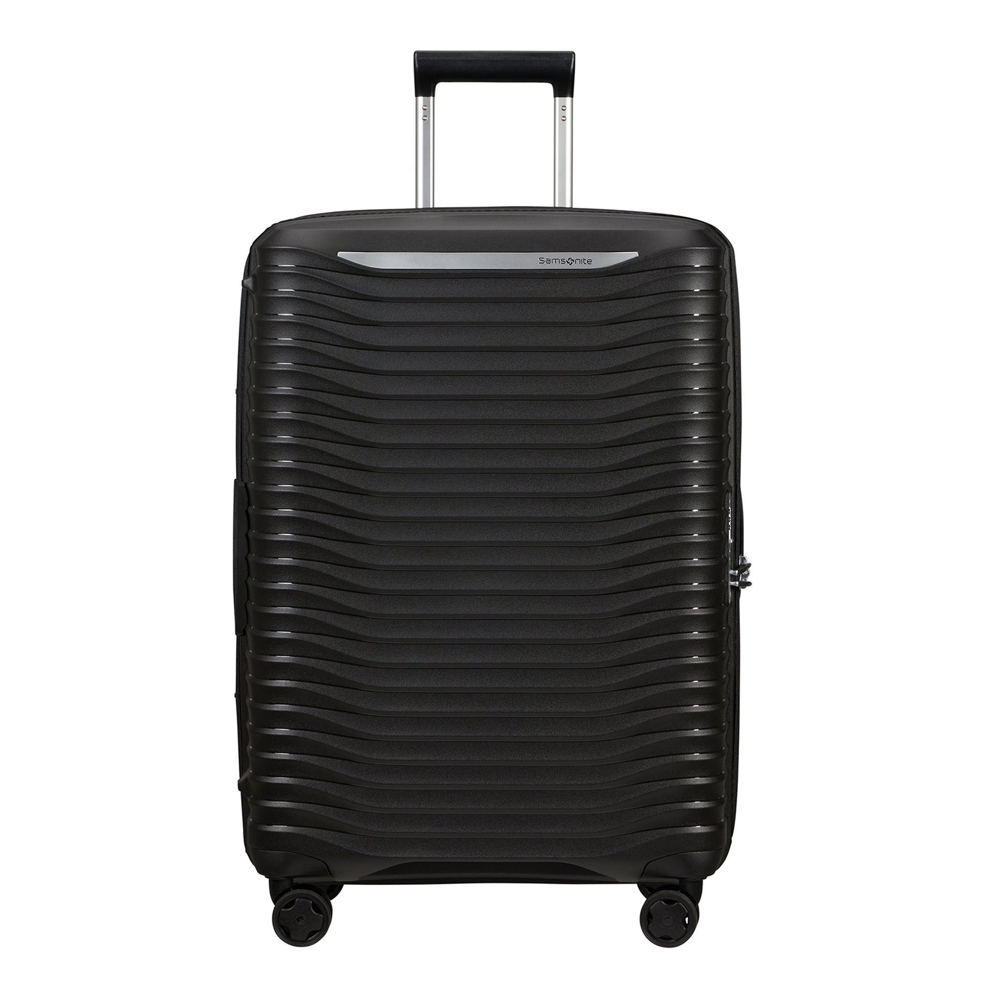 Samsonite Siyah Spinner Upscape Körüklü 4 Tekerlekli 68 cm Orta Boy Valiz