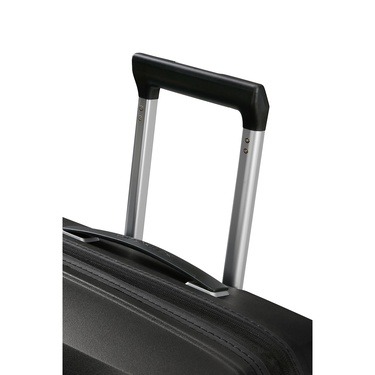 Samsonite Siyah Spinner Upscape Körüklü 4 Tekerlekli Büyük Boy Valiz 75 cm