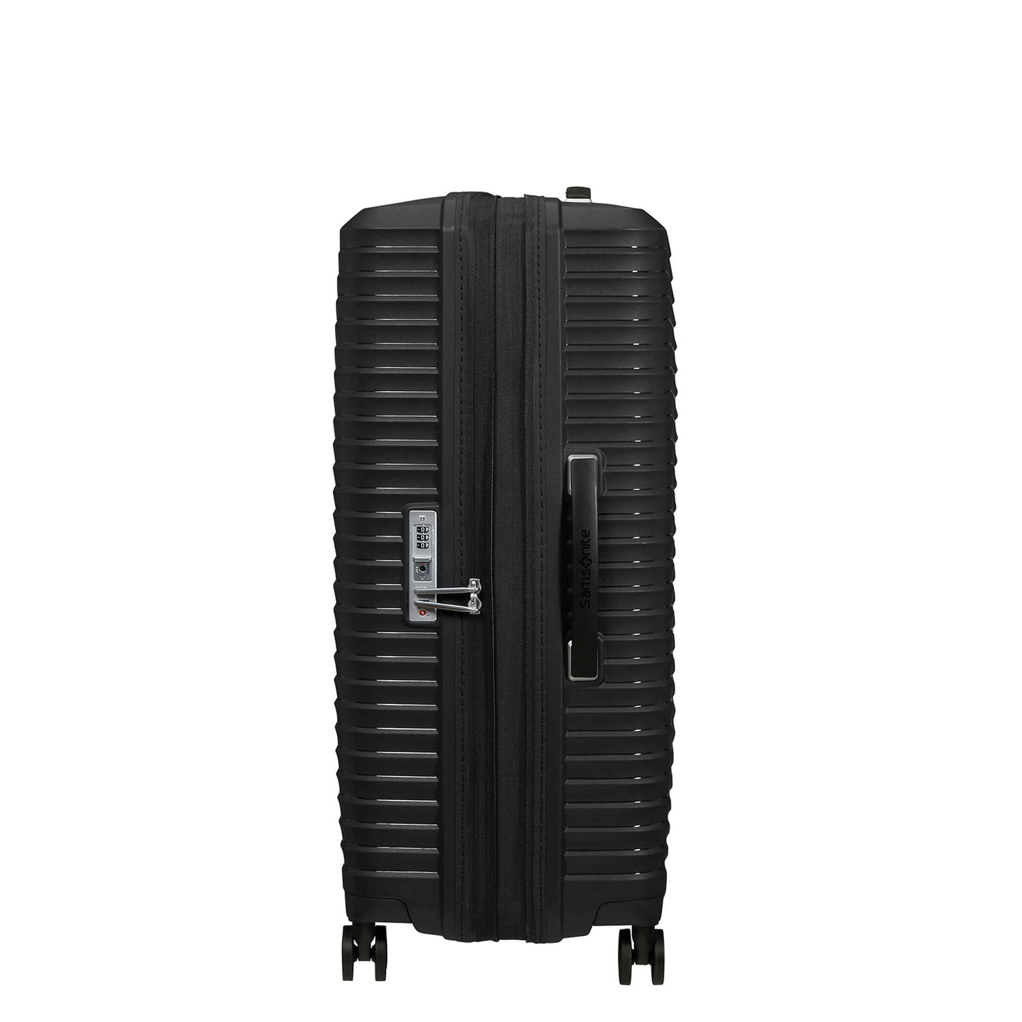 Samsonite Siyah Spinner Upscape Körüklü 4 Tekerlekli Büyük Boy Valiz 75 cm