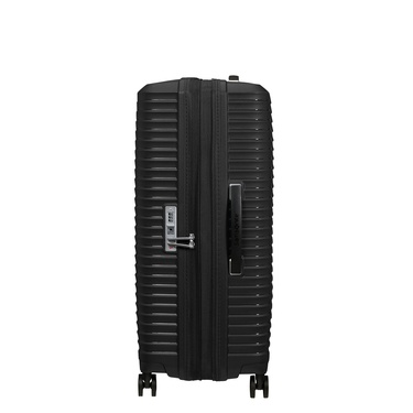  Samsonite Siyah Spinner Upscape Körüklü 4 Tekerlekli Büyük Boy Valiz 75 cm