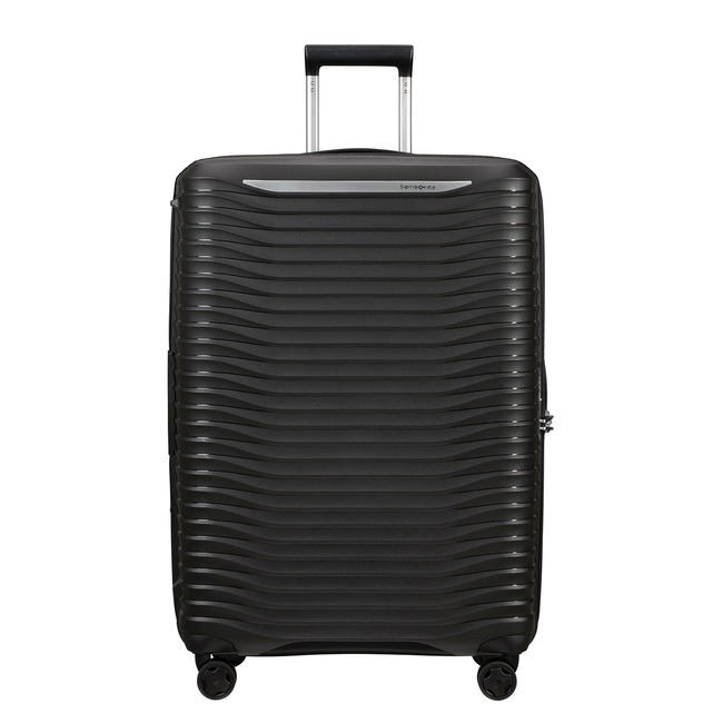  Samsonite Siyah Spinner Upscape Körüklü 4 Tekerlekli Büyük Boy Valiz 75 cm