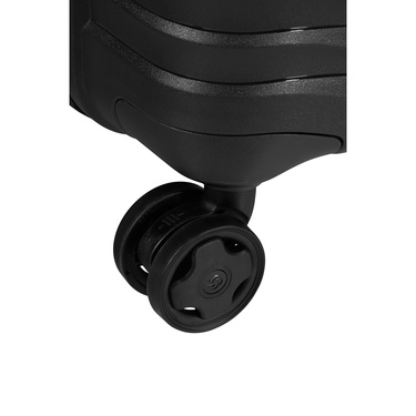  Samsonite Siyah Spinner Upscape Körüklü 4 Tekerlekli Büyük Boy Valiz 75 cm