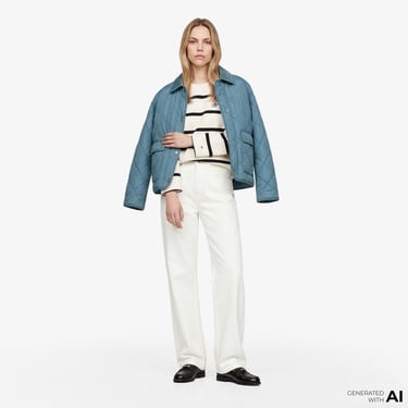  Tommy Hilfiger Script Kadın Beyaz Sweatshirt