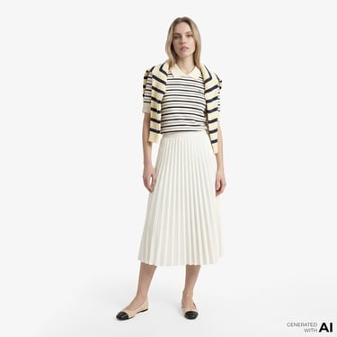  Tommy Hilfiger Jersey Fine Kadın Renkli Triko