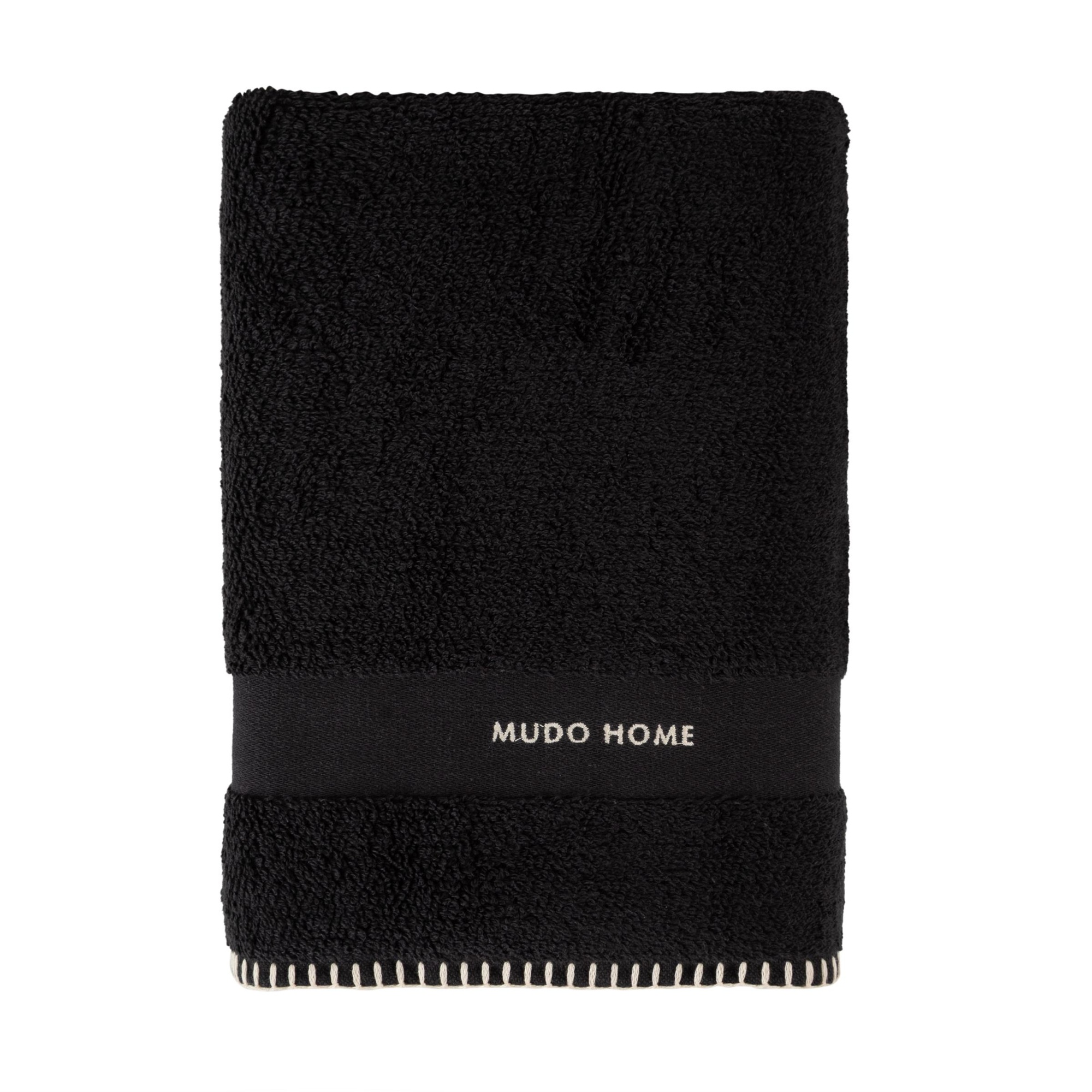 MUDO HOME YÜZ HAVLUSU SİYAH 50X80