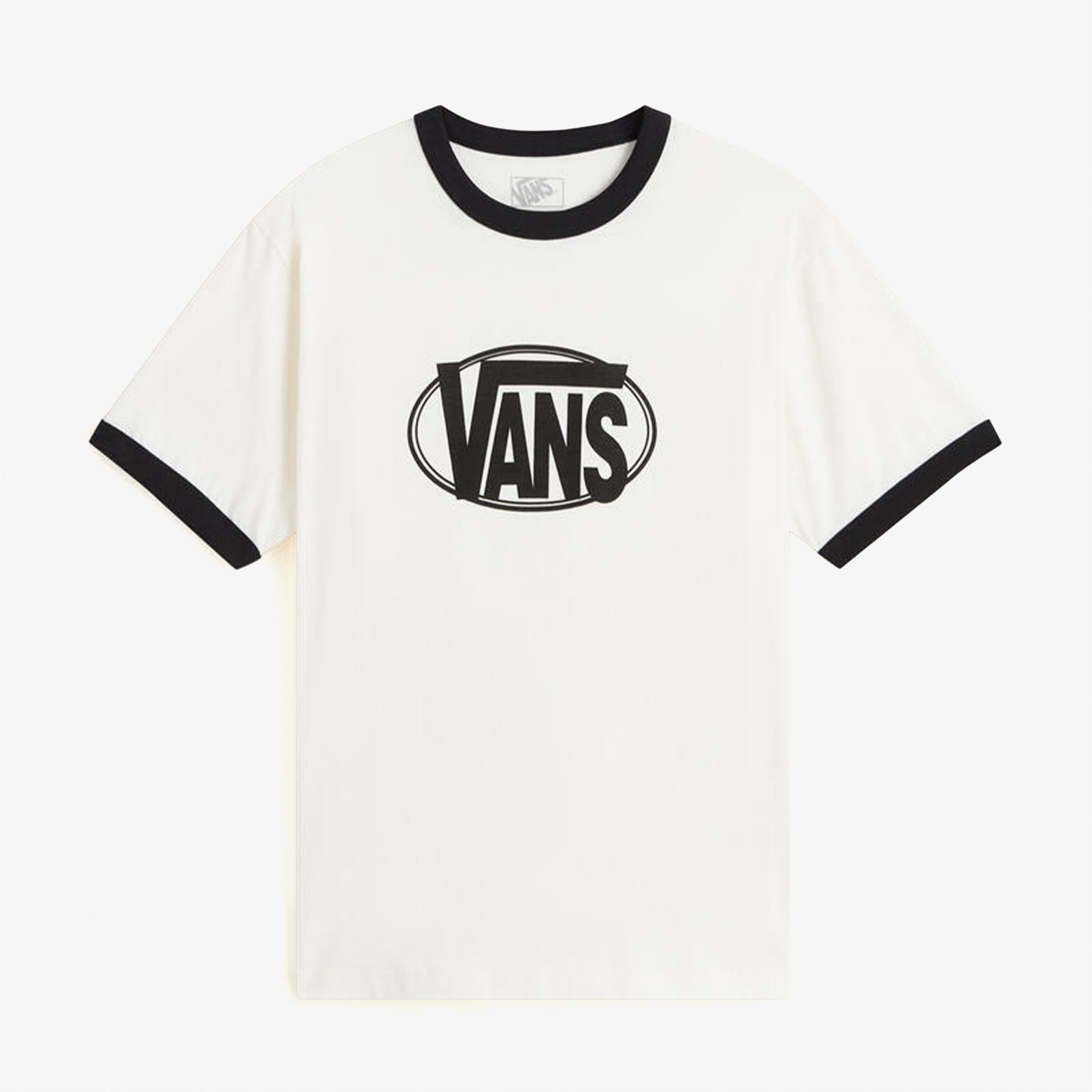Vans Center Chest Ringer Erkek Beyaz T-Shirt