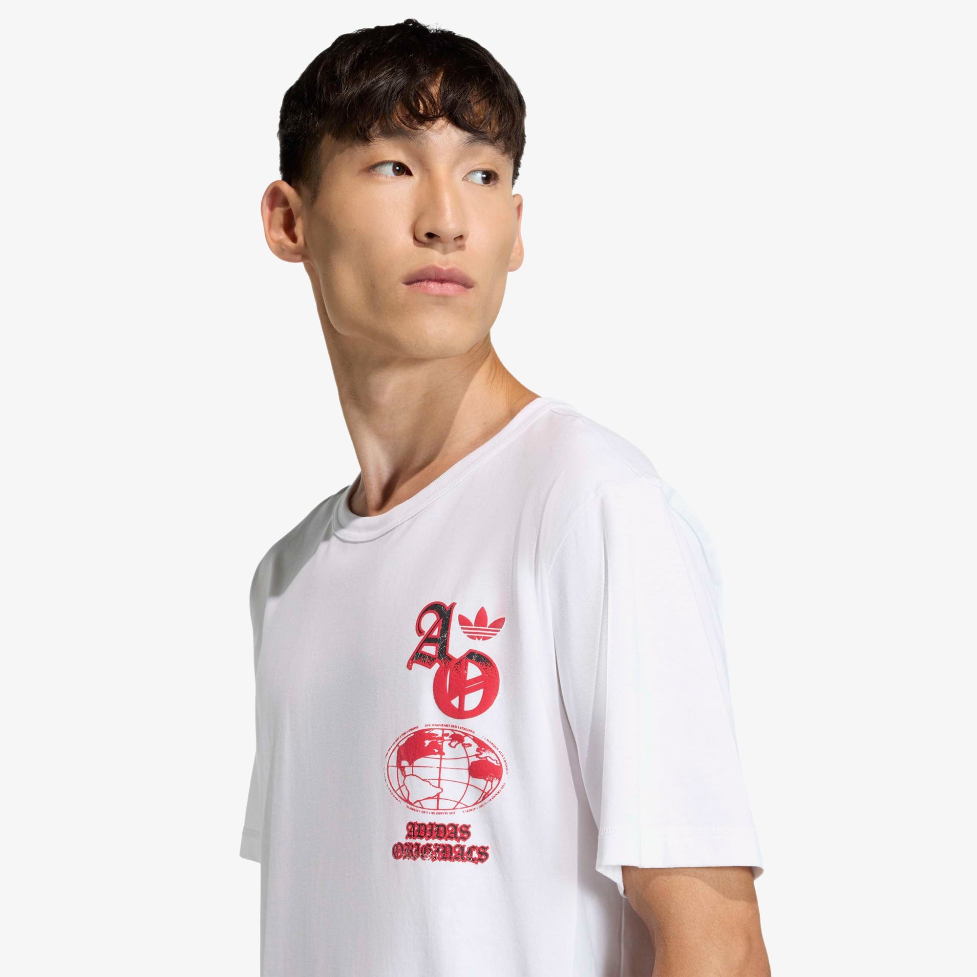 adidas Originals GFX Erkek Beyaz T-Shirt