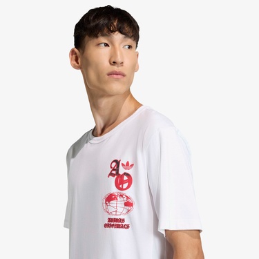  adidas Originals GFX Erkek Beyaz T-Shirt