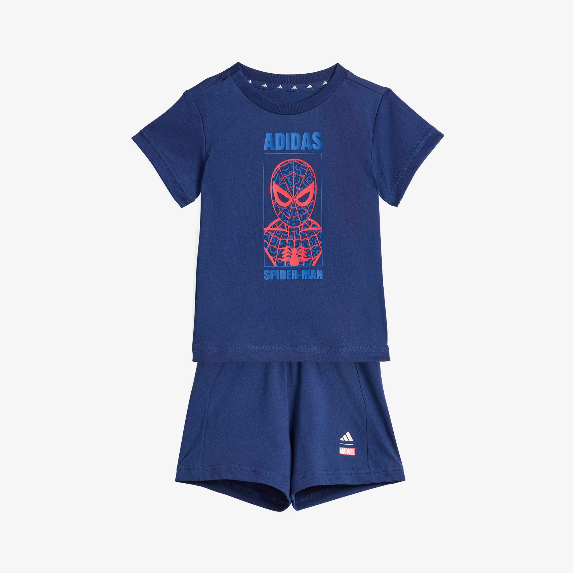 adidas Marvel Set Çocuk Mavi Şort Takım