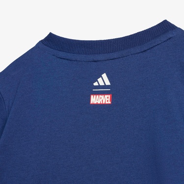 adidas Marvel Set Çocuk Mavi Şort Takım