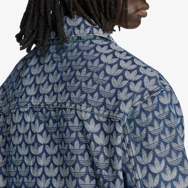  adidas Monogram Erkek Mavi Gömlek