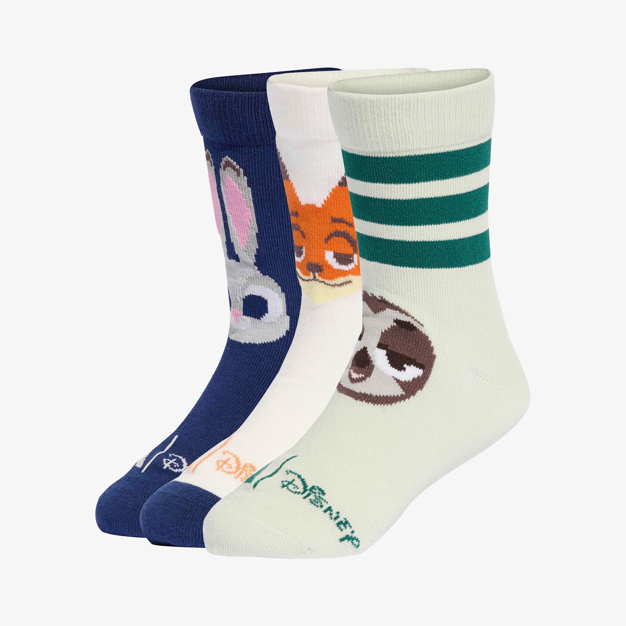 adidas Disney Zootopia Kadın Beyaz 3'lü Çorap