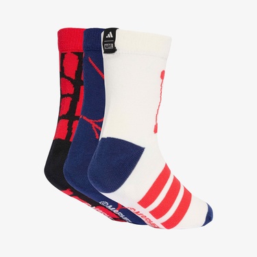  adidas Marvel Spiderman Unisex Kırmızı 3'lü Çorap