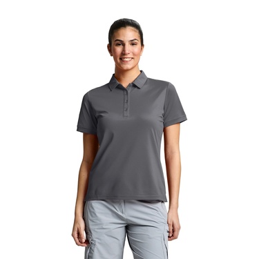  Slam Ws Tech Pique Polo Kadın Gri Tişört