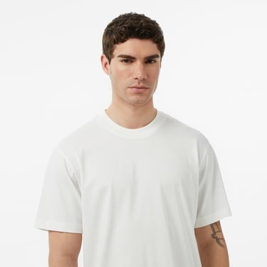  FashFed Basic Unisex Krem Rengi T-Shirt