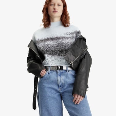  Calvin Klein Jeans Monogram Kadın Siyah Kemer