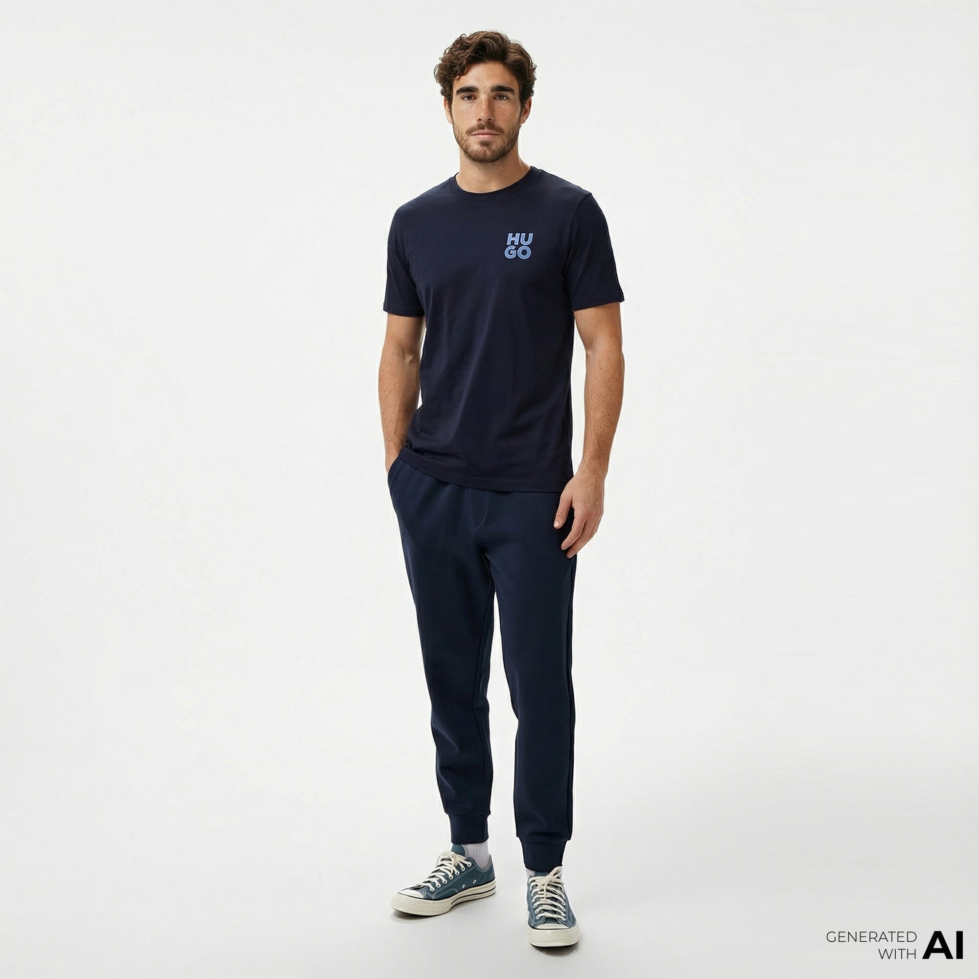 Boss C-Locsin 01 Erkek Lacivert Eşofman Altı