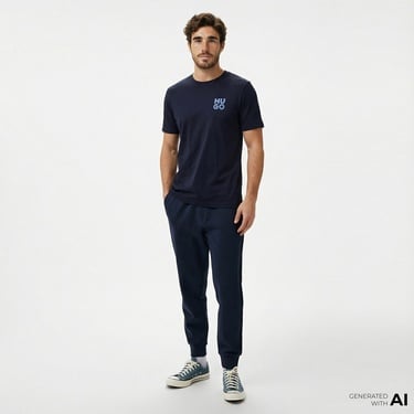  Boss C-Locsin 01 Erkek Lacivert Eşofman Altı