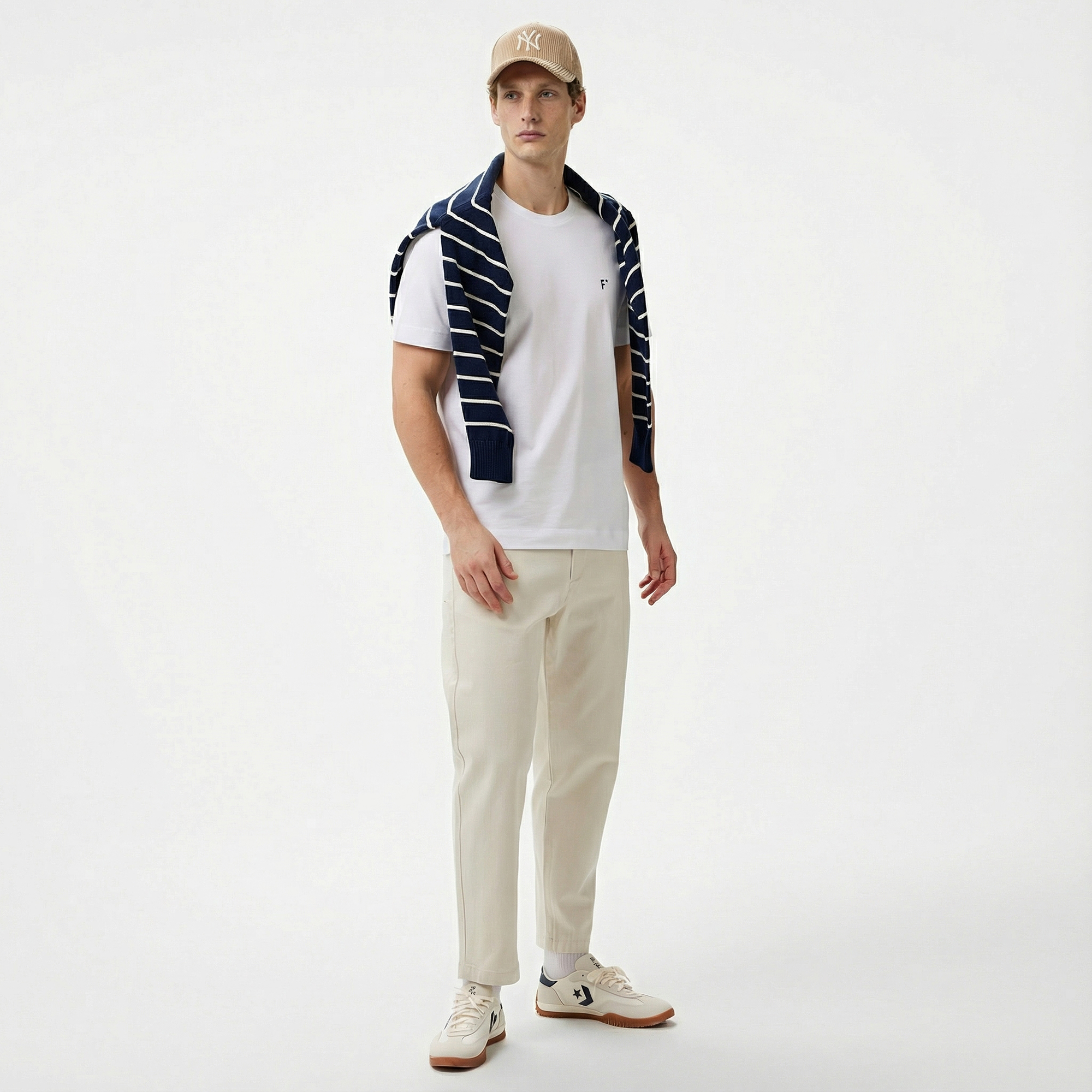  FashFed Unisex Beyaz T-Shirt