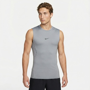  Nike Pro Dri-Fit Erkek Gri T-Shirt