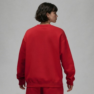  Jordan Brooklyn Fleece Kadın Kırmızı Sweatshirt