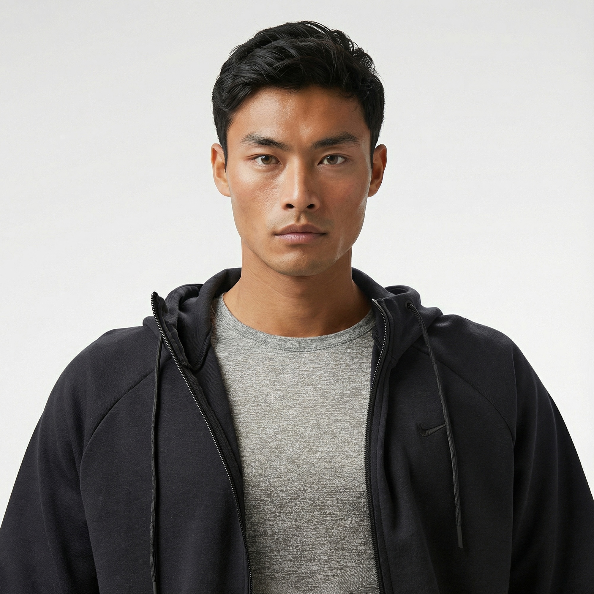 Nike Dri-Fit Primary Fleece Erkek Siyah Hoodie