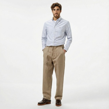  Tommy Hilfiger Core Essentials Erkek Mavi Gömlek