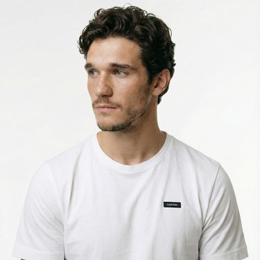  Calvin Klein Cotton Comfort Fit Erkek Beyaz T-Shirt
