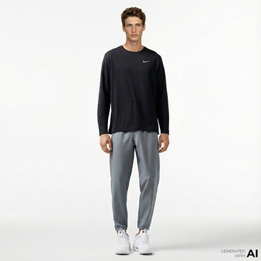  Nike Dri-Fit Challenger Woven Erkek Gri Eşofman Altı