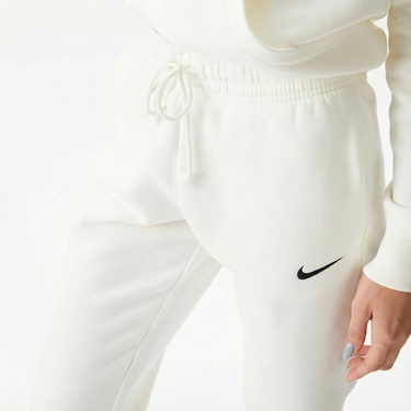  Nike Sportswear Phoenix Fleece Kadın Beyaz Eşofman Altı