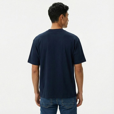  Guess Iconic Organic Heavy Erkek Lacivert T-Shirt