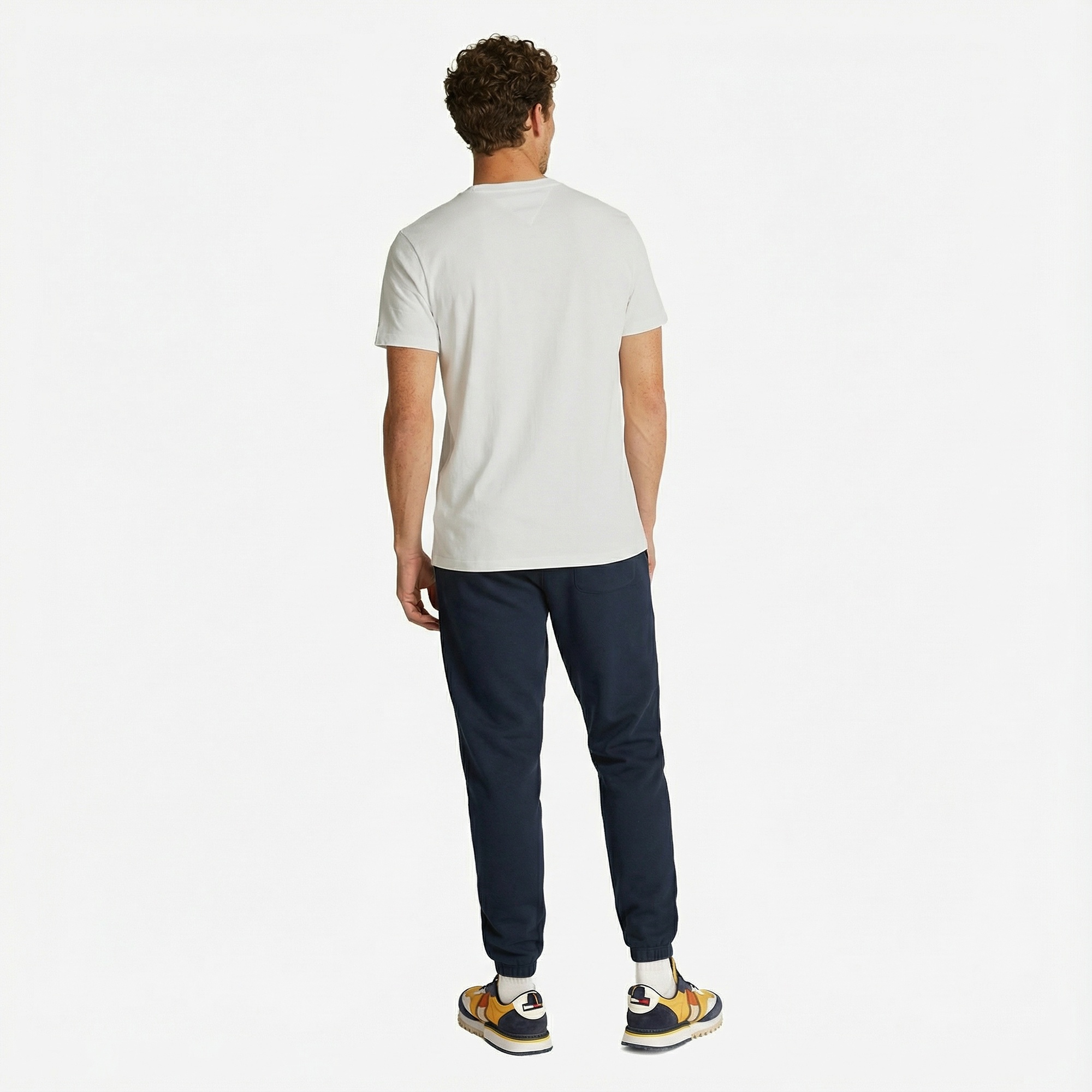 Tommy Jeans Slim Entry Graphic Ext Erkek Beyaz T-Shirt