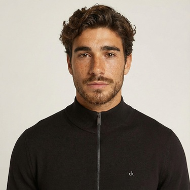  Calvin Klein Erkek Siyah Triko