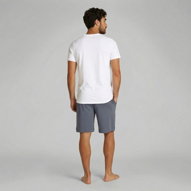  Calvin Klein Crew 3'lü Erkek Beyaz T-Shirt