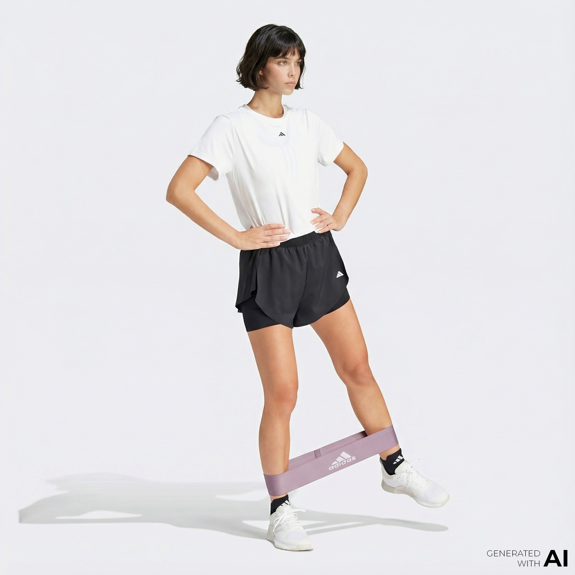 adidas Designed for Training 2in1 Kadın Siyah Şort