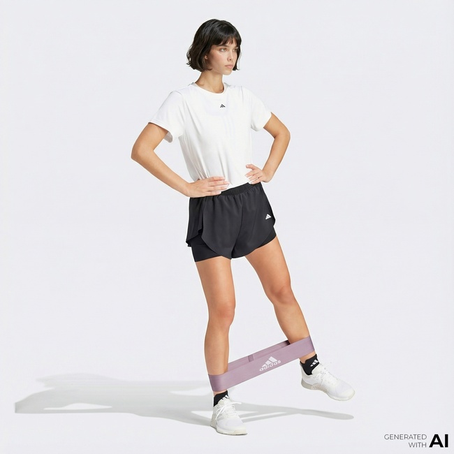  adidas Designed for Training 2in1 Kadın Siyah Şort