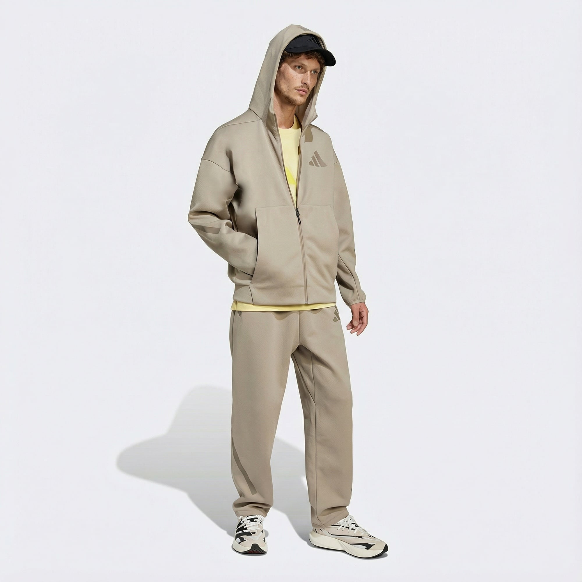 adidas Z.N.E. Open Erkek Bej Eşofman Altı