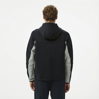  Nike Tech Fleece Erkek Gri Kapüşonlu Hoodie