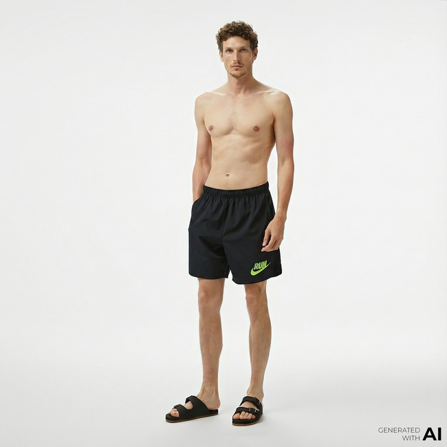  Nike Challenger Run Energy Erkek Siyah Şort